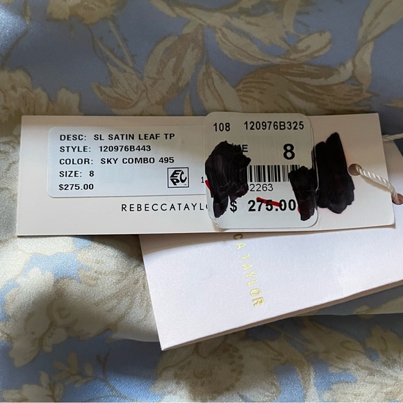 Rebecca Taylor, silk satin top - Picture 5 of 5